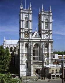 Westminster Abbey, c1990-2010. Artist: Max Alexander.