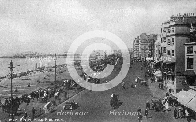 King's Road, Brighton, East Sussex, early 20th century. Artist: Unknown