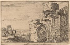 Ruins on the Palatine Hill. Creator: Herman van Swanevelt.