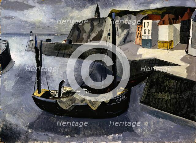 The Quay, Dieppe, 1929. Creator: Christopher Wood.