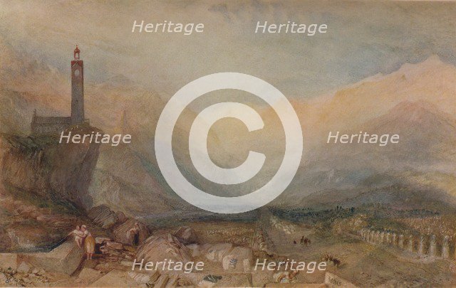 The Splugen Pass', c1841, (1938). Artist: JMW Turner.