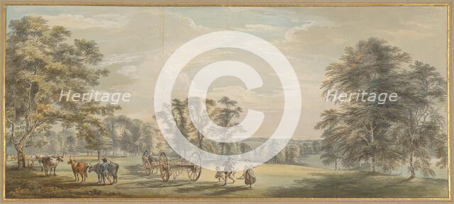 Dawn in Luton Park, 1763/1765. Creator: Paul Sandby.