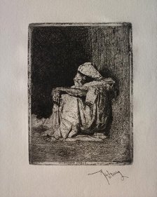 Marocain assis. Creator: Mariano Fortuny y Carbó (Spanish, 1838-1874).