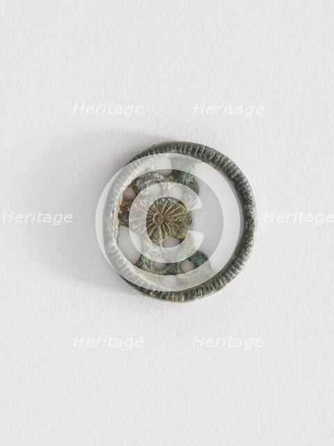 Costume ornament: lotus leaf, Goryeo period, 12th-13th century. Creator: Unknown.