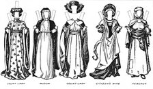 'The Great Gallery of Historic Costume: How People Dressed in Henry IV's Reign', c1934. Artist: Unknown.