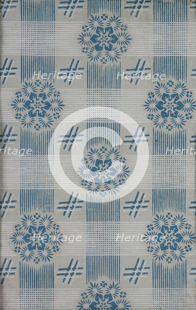 Wallpaper Fragment, Paris, 1820. Creator: Dauptain et Soeur.