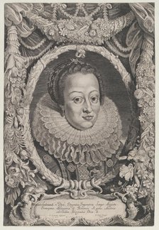 Eleonora, Wife of Ferdinand II, from the series Ferdinandus II et III Imperatorum Domu..., ca. 1625. Creator: Pieter van Sompel.
