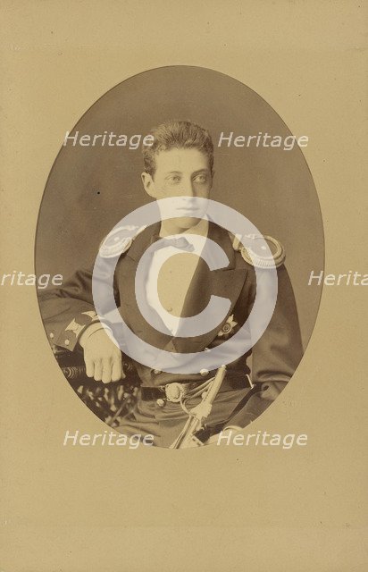 Portrait of Grand Duke Constantine Constantinovich of Russia (1858-1915), c. 1874.
