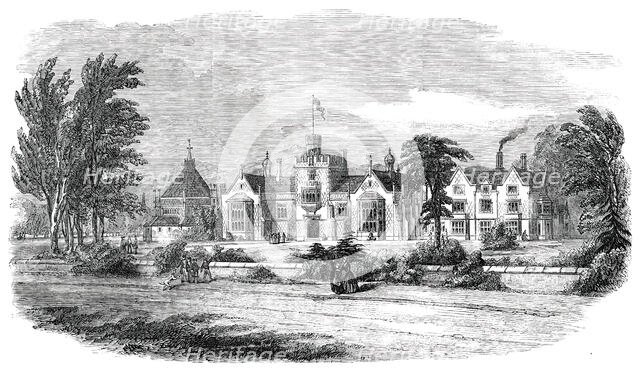 The New Free Grammar and Commercial School at Loughborough, 1850. Creator: Unknown.