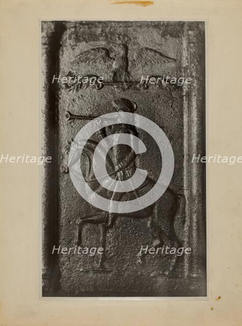 Pa. German Stove Plate, c. 1936. Creator: Unknown.