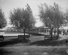 Str. Tashmoo at Tashmoo Park, St. Clair Flats, Mich., between 1900 and 1920. Creator: Unknown.
