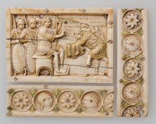 Plaque with Scenes from the Story of Joshua, Byzantine, 900-1000. Creator: Unknown.