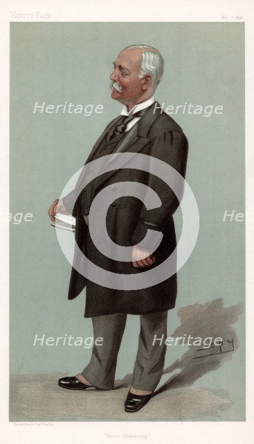 'Union Steamship' Sir Francis Henry Evans, British businessman and politician, 1896.Artist: Spy