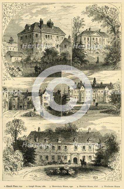 'Old Mansions in Chelsea', c1876. Creator: Unknown.