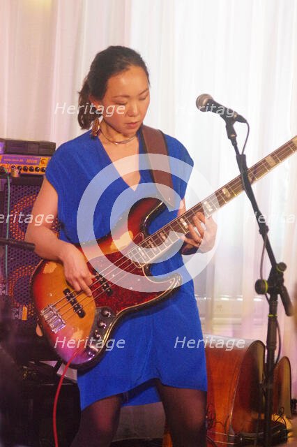 Linda May Han Oh, Linda May Han Oh Quartet, Watermill Jazz Club, Dorking, Surrey, 26 Oct 2021. Creator: Brian O'Connor.