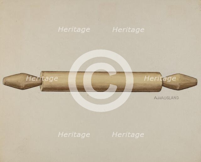 Rolling PIn, c. 1937. Creator: Augustine Haugland.