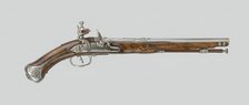 Flintlock Pistol, Italy, c. 1680. Creator: Unknown.