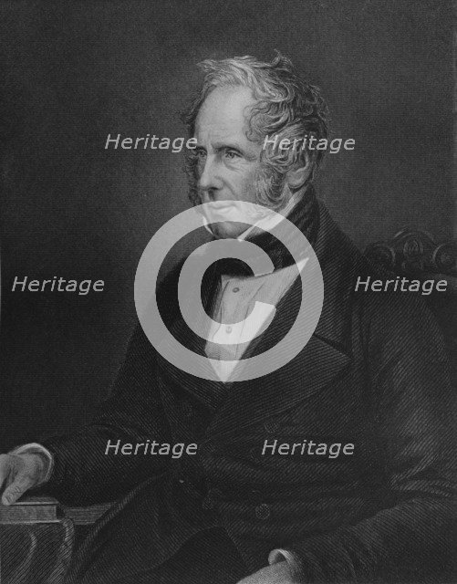 'Right Honourable Viscount Palmerston, K.G.', 1859. Artist: Thomas William Hunt.