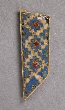 Border Fragment, Byzantine, 10th century. Creator: Unknown.