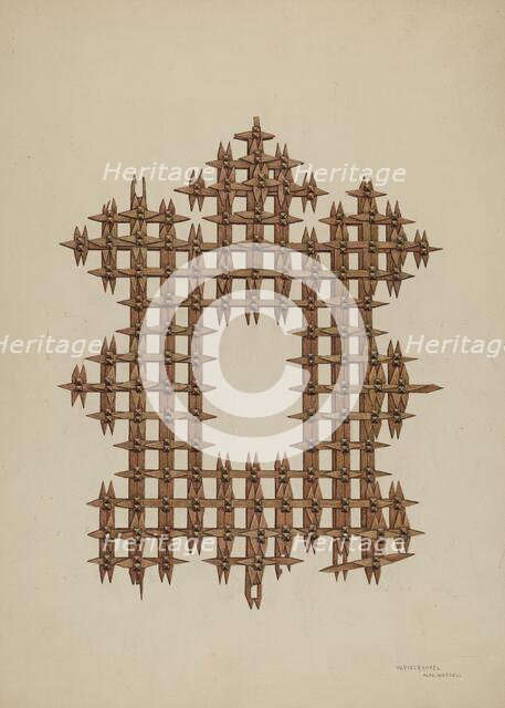 Picture Frame, 1940. Creator: Harry Mann Waddell.