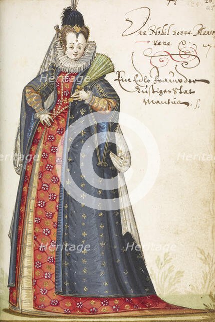 Book of Italian Costumes, c1588. Creator: Niclauss Kippell.