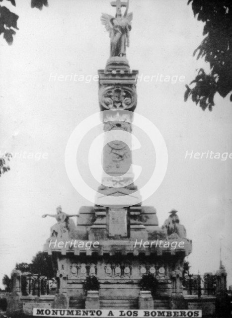 Monument to Firefighters, (1897), 1920s. Artist: Unknown