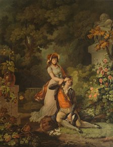 'L'Amant Surpris', (The Surprised Lover), 1798, (1913). Artist: Charles-Melchior Descourtis.