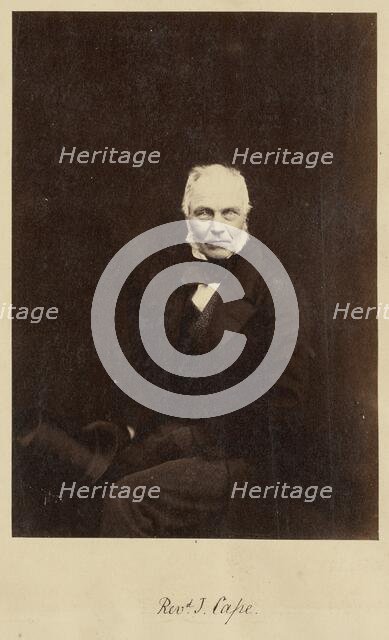 Reverand Jonathan Cape, about 1857-1859. Creator: Unknown.