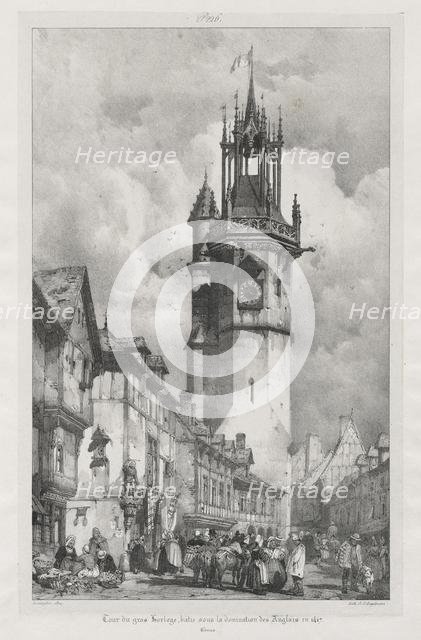 Voyages pittoresques et romantiques dans lancienne France, Normandie…, 1824. Creator: Richard Parkes Bonington (British, 1802-1828).