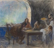 The Supper at Emmaus, possibly c. 1912/1913. Creator: Jean Louis Forain.