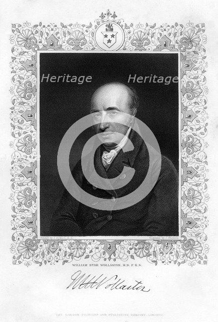 William Hyde Wollaston, Physiologist, chemist and physicist, 19th century. Artist: William Hyde Wollaston Artist: Unknown
