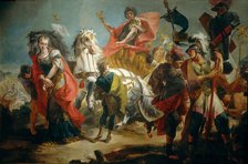 The Triumph of Aurelian. Creator: Tiepolo, Giambattista (1696-1770).