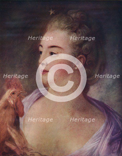 'Portrait of a Lady', 1763. Artist: Jean-Baptiste Perronneau.