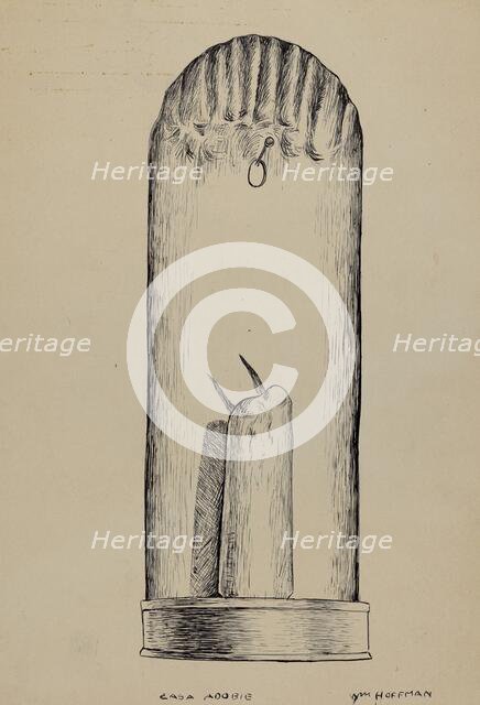 Candle Holder, 1935/1942. Creator: William Hoffman.