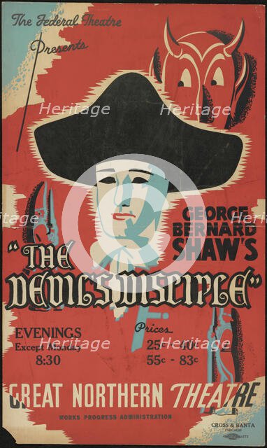 The Devil's Disciple, Chicago, 1937. Creator: Unknown.