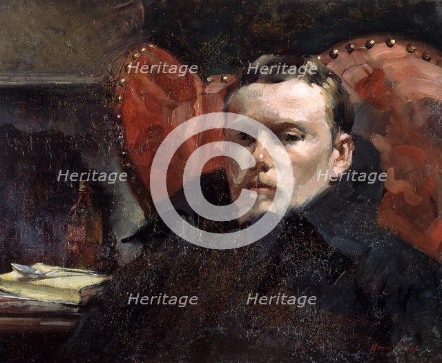 Self-Portrait, c. 1883-1885. Creator: Cross, Henri Edmond (1856-1910).