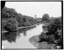 Along the River Way, Longwood, between 1890 and 1901. Creator: Unknown.