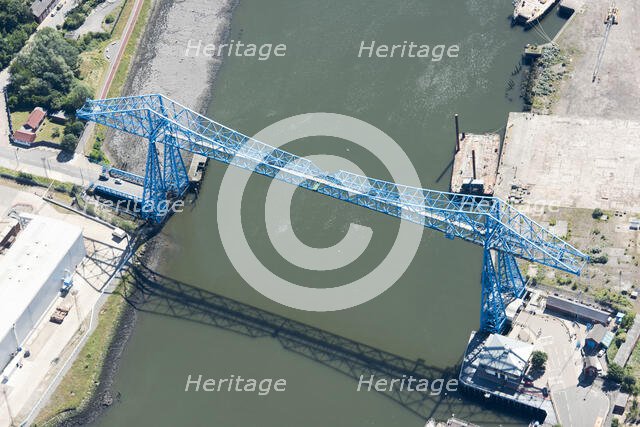 The Transporter Bridge over the River Tees, Middlesbrough, 2018. Creator: Emma Trevarthen.