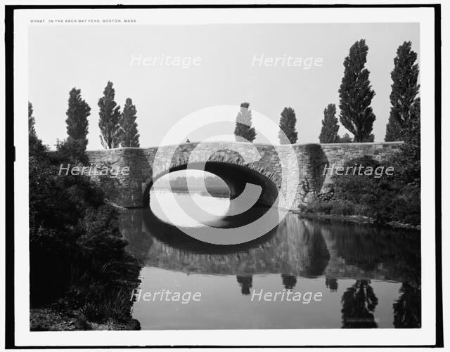In the Back Bay Fens, Boston, Mass., between 1890 and 1901. Creator: Unknown.