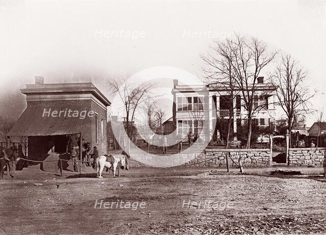Provost Marshals Headquarters, Chattanooga, ca. 1864. Creator: George N. Barnard.