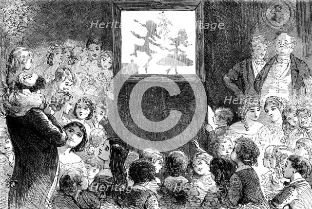 The Shadow Dance - drawn by H. K. Browne, 1861. Creator: Mason Jackson.