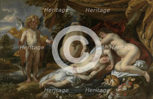 Cupid and Psyche, c1620-1670s. Creator: Jacob Jordaens I.