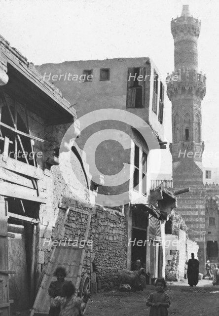 A street in Cairo, Egypt, c1890. Artist: Newton & Co