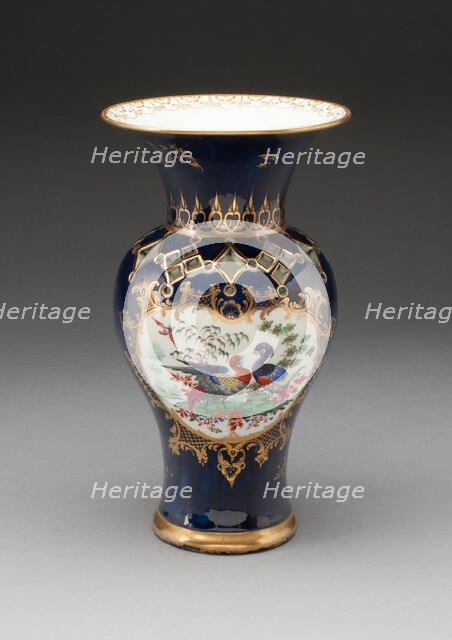 Vase, Worcester, c. 1770. Creator: Royal Worcester.