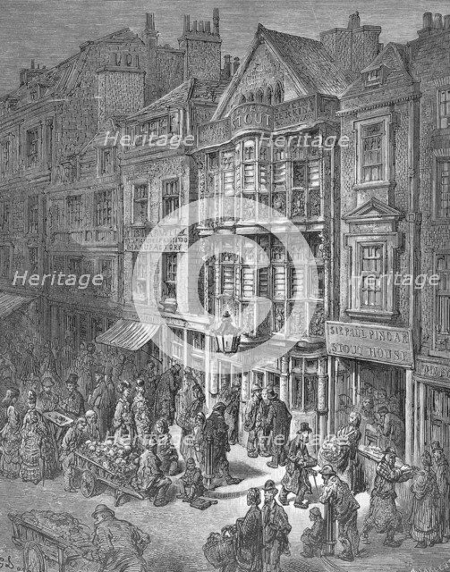 'Bishopsgate Street', 1872. Artist: A Sargent