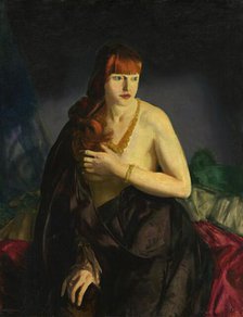 Nude with Red Hair, 1920. Creator: George Wesley Bellows.