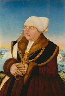 Portrait of a Lady from the Stralenberg Family (?), c1545. Creator: Conrad Faber von Creuznach.