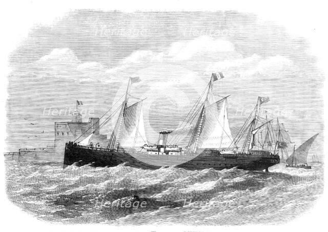 The Adriatic and Oriental Company's screw-steamer Cairo, of the Brindisi and Alexandria Line, 1869. Creator: Unknown.