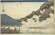 Kiyomizu Temple, from the series "Famous Places in Kyoto (Kyoto meisho no uchi)", c. 1834. Creator: Ando Hiroshige.