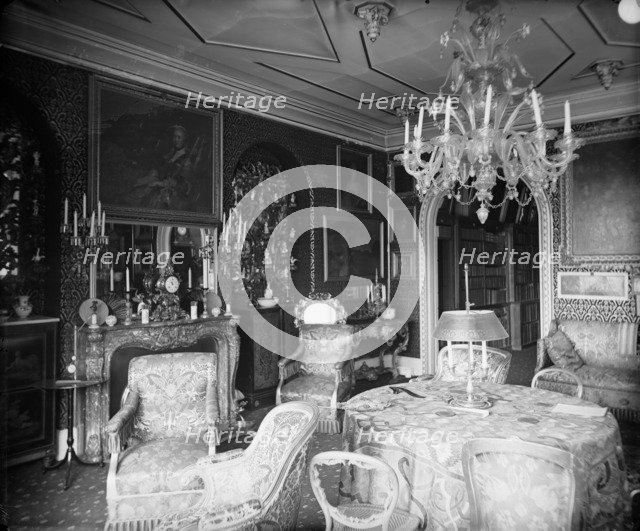 Ballroom at Holland House, Kensington, London, pre 1890. Artist: A Newton